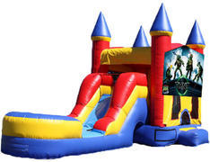 5-in-1 Castle Combo with Slide (Wet) - Teenage Mutant Ninja Turtles 5-in-1 Castle Combo with Slide (Wet) - Teenage Mutant Ninja Turtles