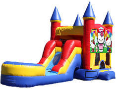 5-in-1 Castle Combo with Slide (Wet) - Hello Kitty 5-in-1 Castle Combo with Slide (Wet) - Hello Kitty