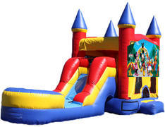 5-in-1 Castle Combo with Slide (Wet) - Mickey & Friends 5-in-1 Castle Combo with Slide (Wet) - Mickey & Friends