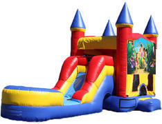 5-in-1 Castle Combo with Slide (Wet) - Tinker Bell 5-in-1 Castle Combo with Slide (Wet) - Tinker Bell