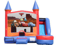 6-in-1 Castle Combo with Slide (Wet) - Cars 6-in-1 Castle Combo with Slide (Wet) - Cars