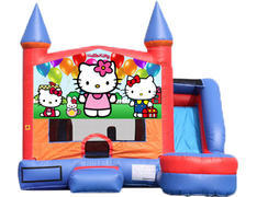 6-in-1 Castle Combo with Slide (Wet) - Hello Kitty 6-in-1 Castle Combo with Slide (Wet) - Hello Kitty