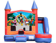 6-in-1 Castle Combo with Slide (Wet) - Mickey & Friends 6-in-1 Castle Combo with Slide (Wet) - Mickey & Friends