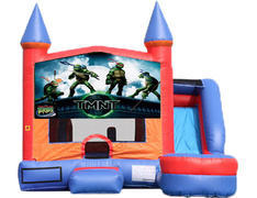 6-in-1 Castle Combo with Slide (Wet) - Teenage Mutant Ninja Turtles 6-in-1 Castle Combo with Slide (Wet) - Teenage Mutant Ninja Turtles