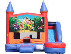 6-in-1 Castle Combo with Slide (Wet) - Tinker Bell 6-in-1 Castle Combo with Slide (Wet) - Tinker Bell